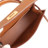 Hermes Kelly Sellier 20 Gold Epsom Gold Hardware