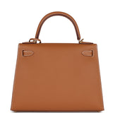 Hermes Kelly Sellier 28 Gold Epsom Gold Hardware