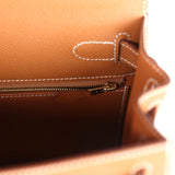 Hermes Kelly Sellier 28 Gold Epsom Gold Hardware