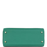 Hermes Kelly Retourne 28 Vert Vertigo Clemence Gold Hardware