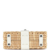 Hermes Mini Picnic Kelly 20 White Swift Palladium Hardware