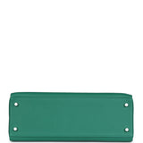 Hermes Kelly Retourne 32 Vert Vertigo Clemence Palladium Hardware