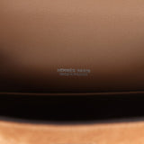 Hermes Teddy Kelly 20 Chamois Shearling and Swift Palladium Hardware