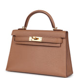 Hermes Kelly Sellier 20 Quebracho Chevre Gold Hardware