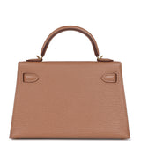 Hermes Kelly Sellier 20 Quebracho Chevre Gold Hardware