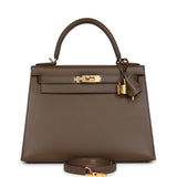 Hermes Kelly Sellier 28 Toundra Madame Gold Hardware