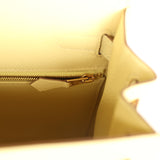 Hermes Kelly Sellier 28 Jaune Poussin Epsom Gold Hardware