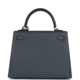 Hermes Kelly Sellier 25 Gris Misty Epsom Palladium Hardware