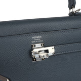 Hermes Kelly Sellier 25 Gris Misty Epsom Palladium Hardware