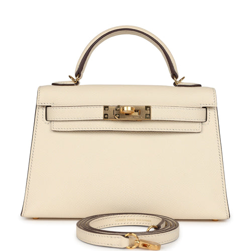 Hermes Kelly Sellier 20 Nata Epsom Gold Hardware