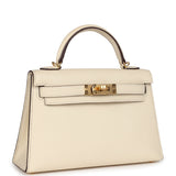 Hermes Kelly Sellier 20 Nata Epsom Gold Hardware