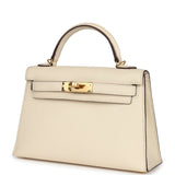 Hermes Kelly Sellier 20 Nata Epsom Gold Hardware