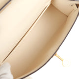 Hermes Kelly Sellier 20 Nata Epsom Gold Hardware