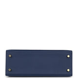 Hermes Kelly Sellier 25 Bleu Saphir Epsom Gold Hardware