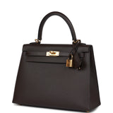 Hermes Kelly Sellier 25 Ebene Epsom Gold Hardware