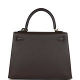 Hermes Kelly Sellier 25 Ebene Epsom Gold Hardware