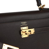 Hermes Kelly Sellier 25 Ebene Epsom Gold Hardware