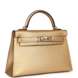 Hermes Kelly Sellier 20 Dore Chevre Chamkilight Permabrass Hardware