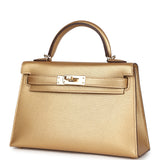 Hermes Kelly Sellier 20 Dore Chevre Chamkilight Permabrass Hardware