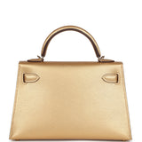 Hermes Kelly Sellier 20 Dore Chevre Chamkilight Permabrass Hardware