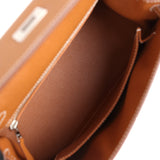 Hermes Kelly Sellier 25 Gold Epsom Palladium Hardware