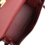 Hermes Kelly Retourne 28 Rouge H Togo Gold Hardware