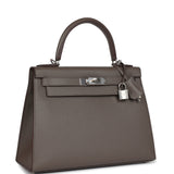 Hermes Kelly Sellier 28 Etain Epsom Palladium Hardware