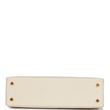 Hermes Kelly Sellier 20 Craie Epsom Gold Hardware