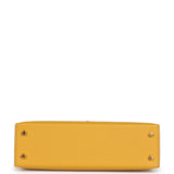 Hermes Kelly Sellier 20 Jaune Ambre Epsom Gold Hardware - Thumbnail View 6