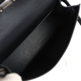 Hermes Kelly Sellier 20 Black Epsom Palladium Hardware