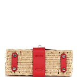 Hermes Mini Picnic Kelly 20 Rouge De Coeur Swift Palladium Hardware