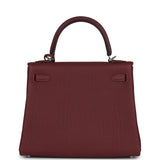 Hermes Kelly Retourne 25 Rouge H Togo Palladium Hardware