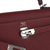 Hermes Kelly Retourne 25 Rouge H Togo Palladium Hardware