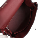 Hermes Kelly Retourne 25 Rouge H Togo Palladium Hardware