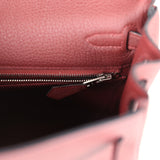 Hermes Kelly Retourne 25 Rouge H Togo Palladium Hardware