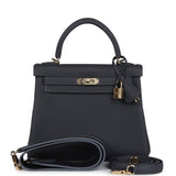 Hermes Kelly Retourne 25 Ardoise Togo Permabrass Hardware