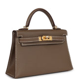 Hermes Kelly Sellier 20 Etoupe Madame Gold Hardware