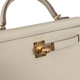 Hermes Kelly Sellier 20 Craie Epsom Gold Hardware