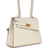 Hermes Kelly Sellier en Desordre 20 Craie Epsom Gold Hardware