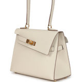 Hermes Kelly Sellier en Desordre 20 Craie Epsom Gold Hardware