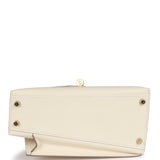 Hermes Kelly Sellier en Desordre 20 Craie Epsom Gold Hardware