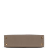 Hermes Kelly Sellier 20 Etoupe Epsom Gold Hardware