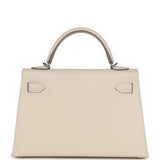 Hermes Kelly Sellier 20 Craie Epsom Electrum Hardware