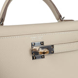 Hermes Kelly Sellier 20 Craie Epsom Electrum Hardware