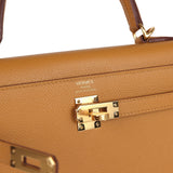 Hermes Kelly Sellier 25 Sesame Epsom Gold Hardware