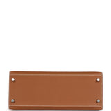 Hermes Kelly Sellier 28 Gold Epsom Palladium Hardware