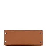 Hermes Kelly Sellier 28 Gold Epsom Palladium Hardware - Thumbnail View 6