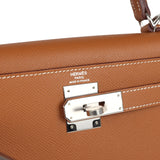 Hermes Kelly Sellier 28 Gold Epsom Palladium Hardware - Thumbnail View 7