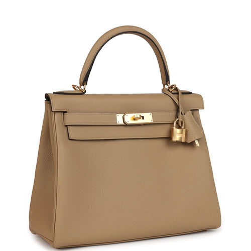 Hermes Kelly Retourne 28 Poussiere Togo Gold Hardware