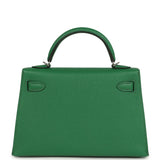 Hermes Kelly Sellier 20 Cactus Verso Epsom Palladium Hardware